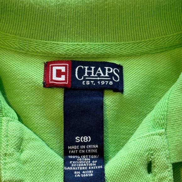 Chaps RL Polo- Kids Size S (8) - Picture 9 of 15